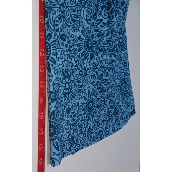 RipSkirt Hawaii Tuscan Blues Wrap Womens M Length 2 Resort Vacation Activewear - Picture 5 of 5